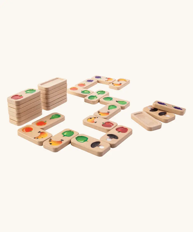 Plantoys Fruit & Veggie Domino 1