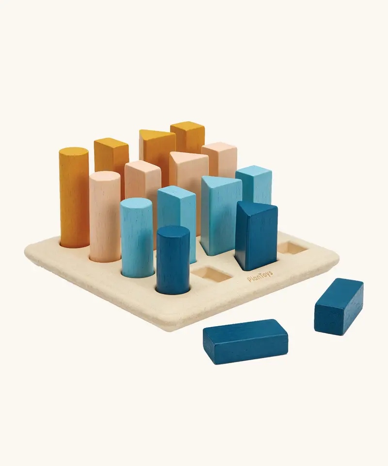Plantoys Geometric Peg Board - Orchard 1