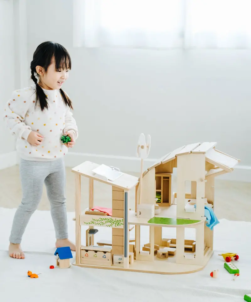 Plantoys Green Dolls' House/Furniture 2