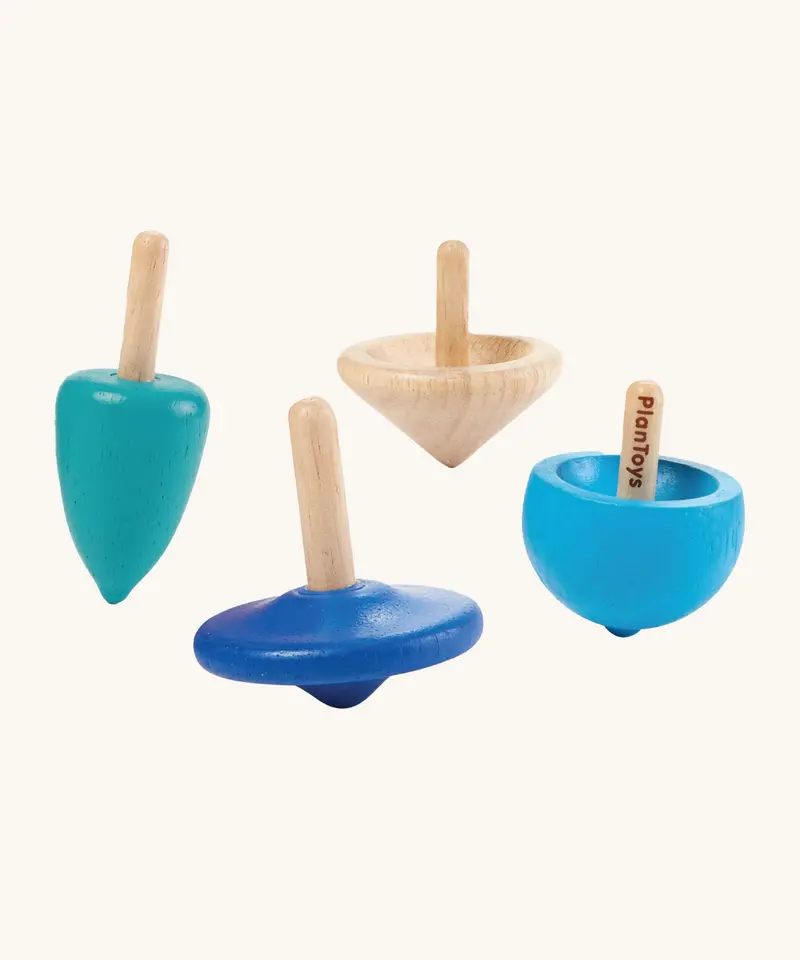 Plantoys Mini Spinning Tops 1