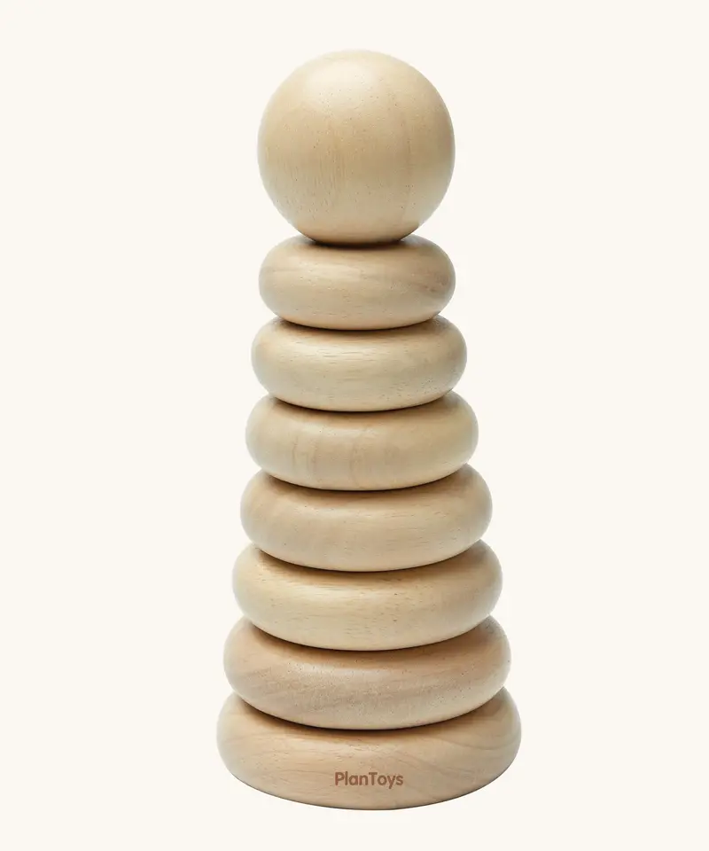 Plantoys Natural Stacking Ring 1