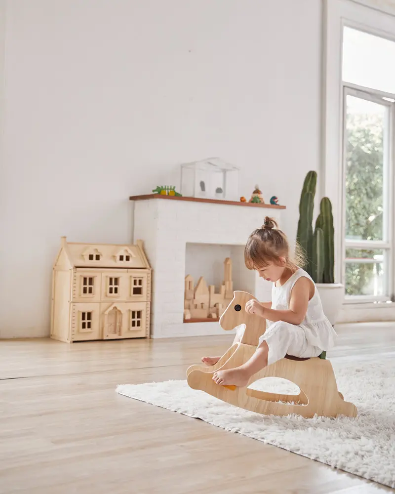 Plantoys Palomino Rocking Horse - Modern Rustic 2