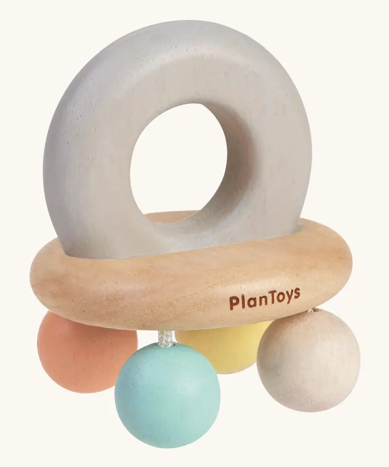 Plantoys Pastel Bell Rattle 1