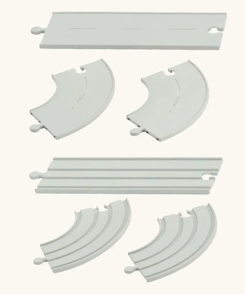 Plantoys Rubber Road And Rail Extension Pack 1