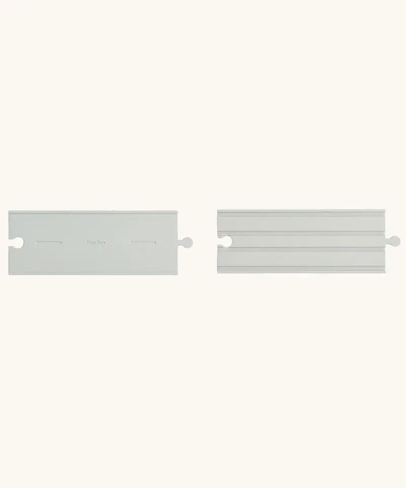 Plantoys Rubber Road And Rail Extension Straights 2