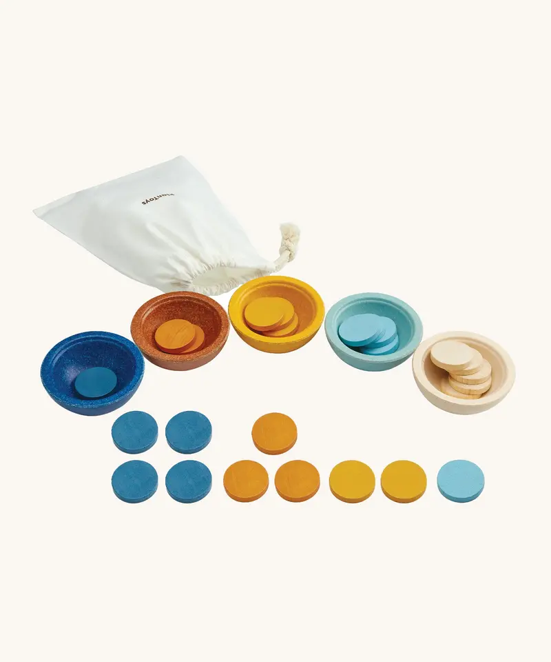 Plantoys Sort & Count Cups - Orchard 1