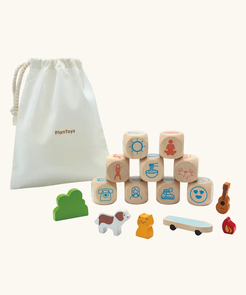 Plantoys Storytelling Dice Set 1