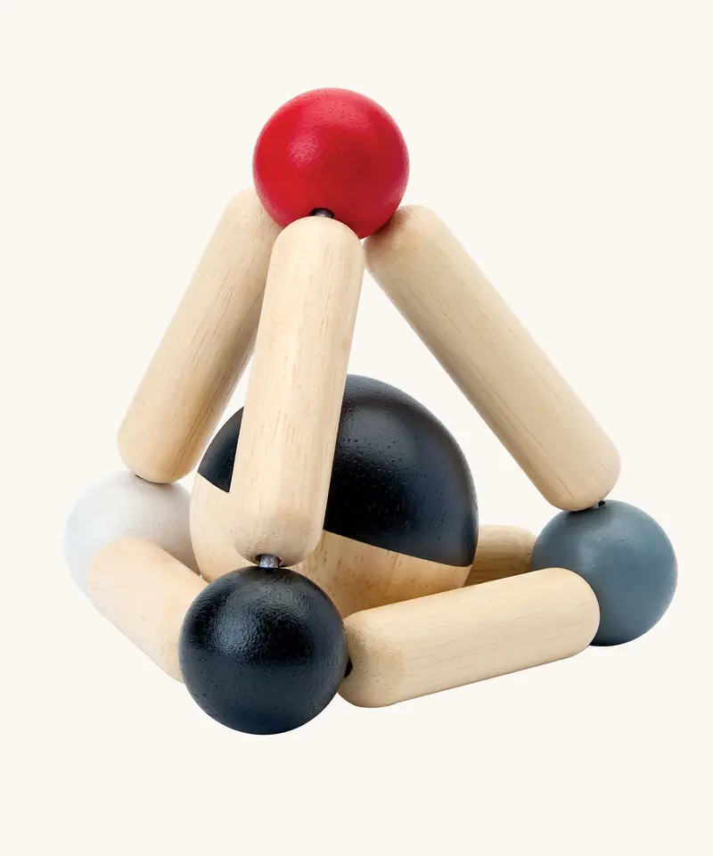 Plantoys Triangle Clutching Toy - High Contrast 1