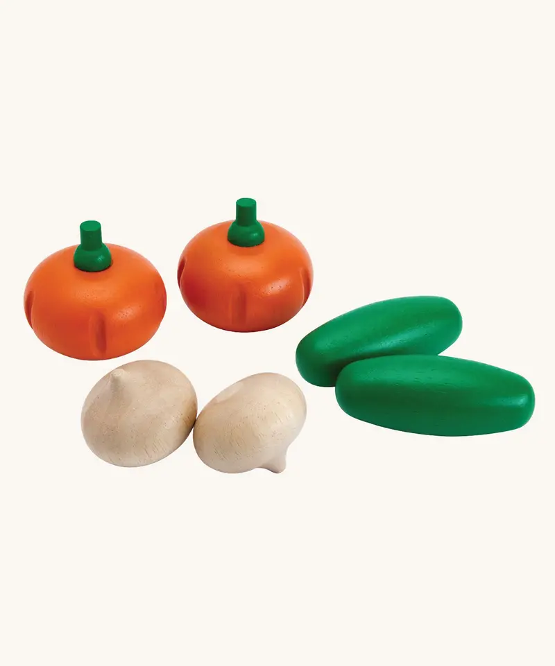 Plantoys Vegetable Set - Cucumbers, Onions & Pumpkins 1