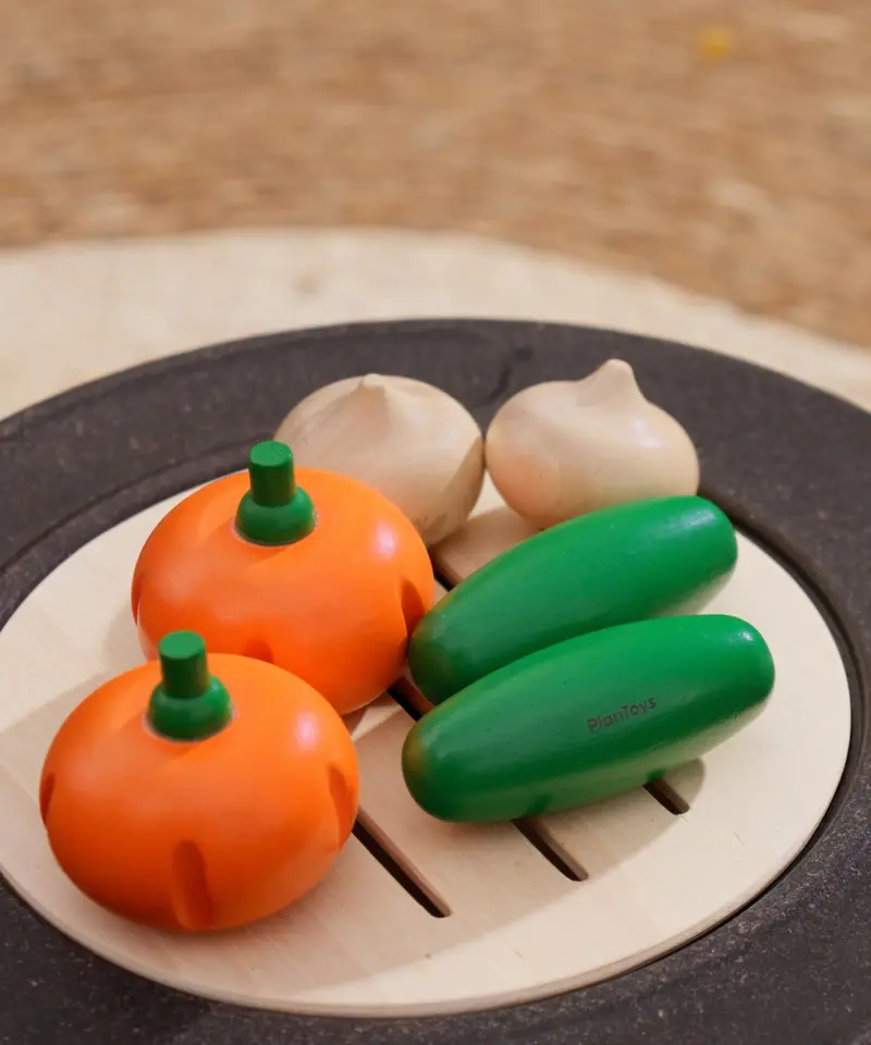 Plantoys Vegetable Set - Cucumbers, Onions & Pumpkins 2