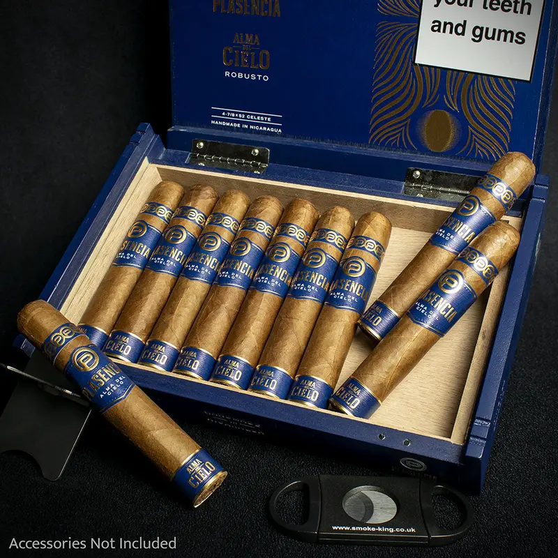 Plasencia Alma Del Cielo Celeste Robusto Cigar - Box Of 10 1