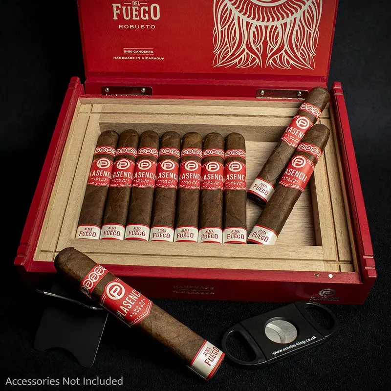 Plasencia Alma Del Fuego Nicaraguan Candente (Robusto) Cigar - Box Of 10 1