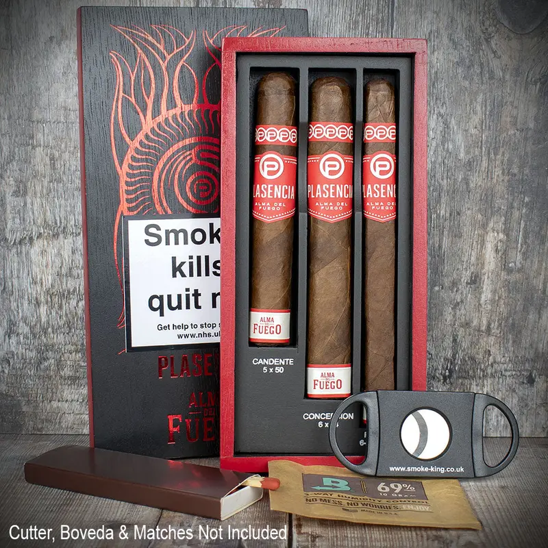 Plasencia Alma Del Fuego Sampler - 3 Cigars 1