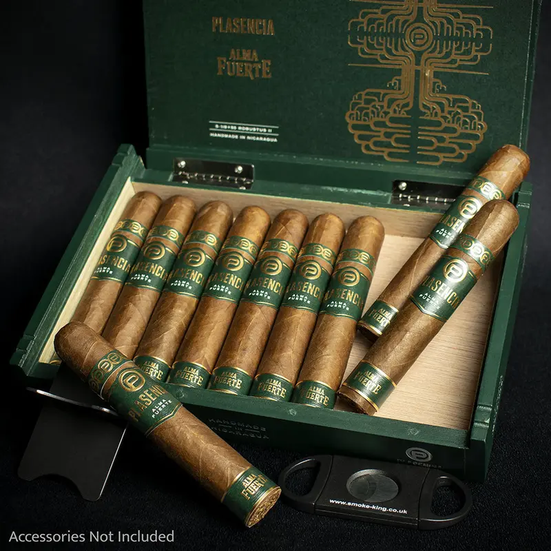 Plasencia Alma Fuerte Robusto Ii Cigars - Box Of 10 1
