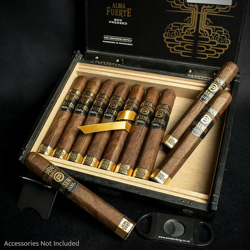 Plasencia Alma Fuerte Sixto Ii Hexagono Cigars - Box Of 10 1