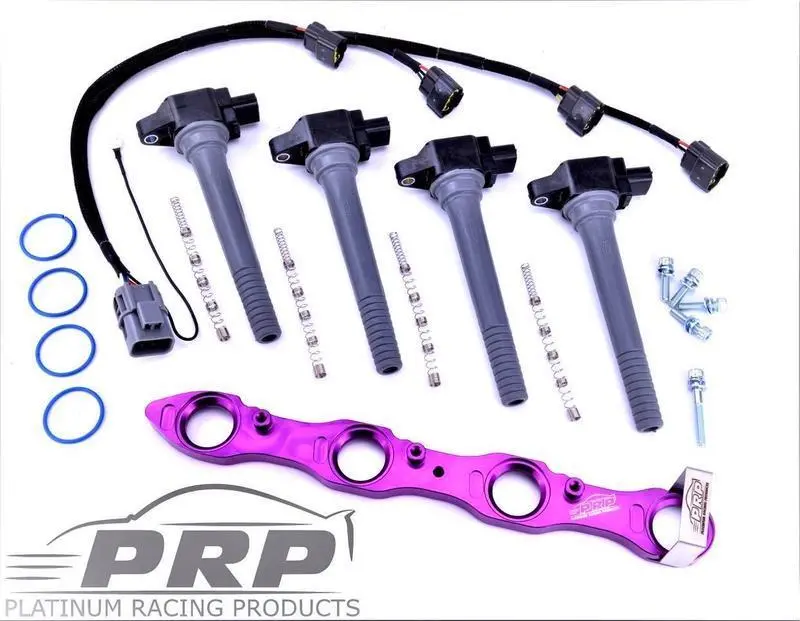 Platinum Racing Products - Nissan Sr20 Coil Kit For S13 & Series 1 S14 & 180Sx, Big Hole Rocker Cover 1