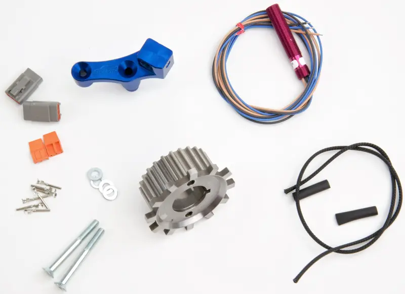 Platinum Racing Products - Rb Series Crank Gear With Bracket And Sensor Only (With Bolts) 1