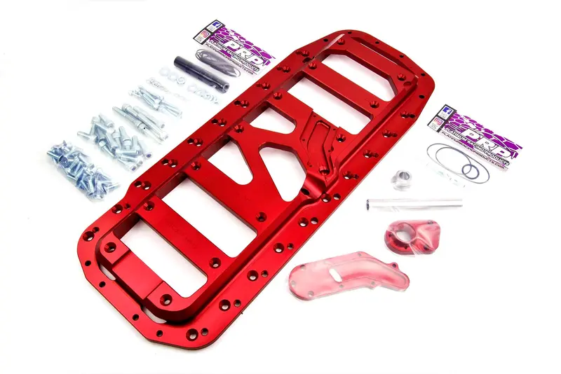 Platinum Racing Products - Rb30 Wet Sump Black Brace 3