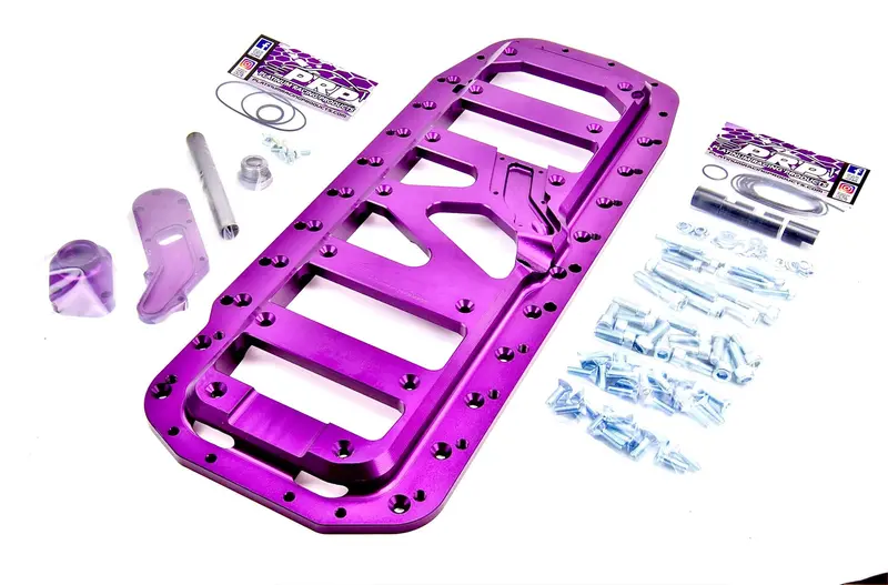 Platinum Racing Products - Rb30 Wet Sump Black Brace 3