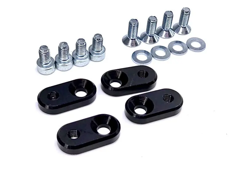 Platinum Racing Products - Us License Plates To Jdm Adapter Bracket Billet 1