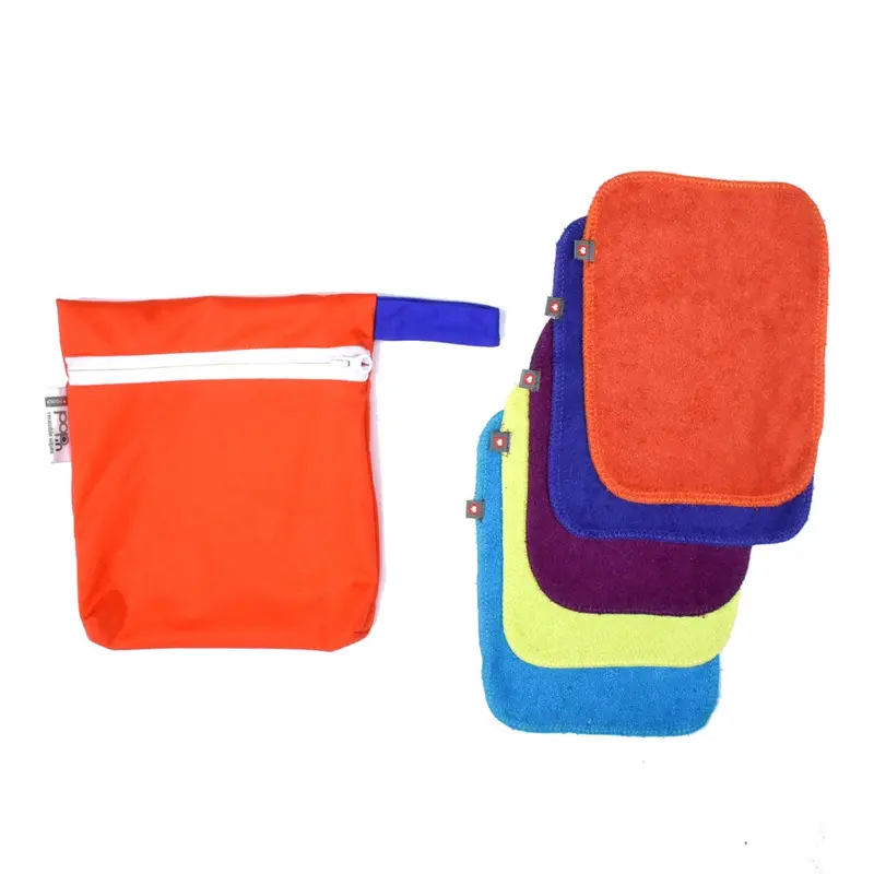 Pop-In Brights Bamboo Baby Wipes X10 1