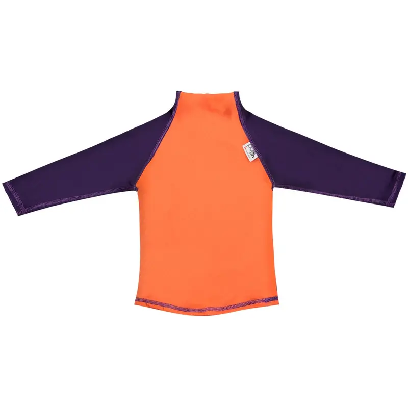 Pop-In Ls Rash Vest Orange / Purple 3