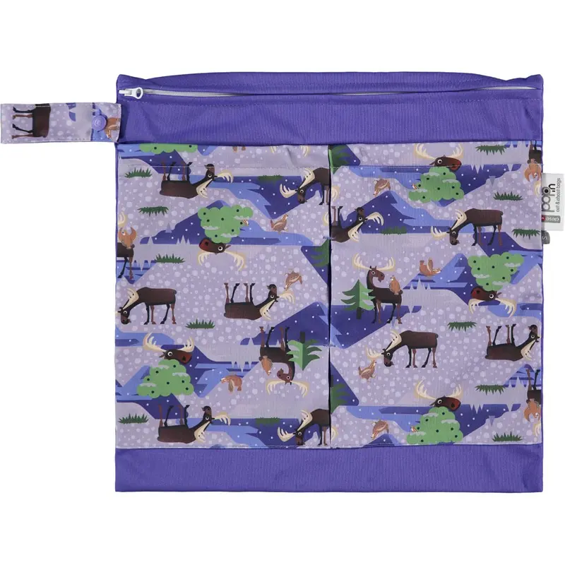 Pop-In Moose Small Tote Bag 1