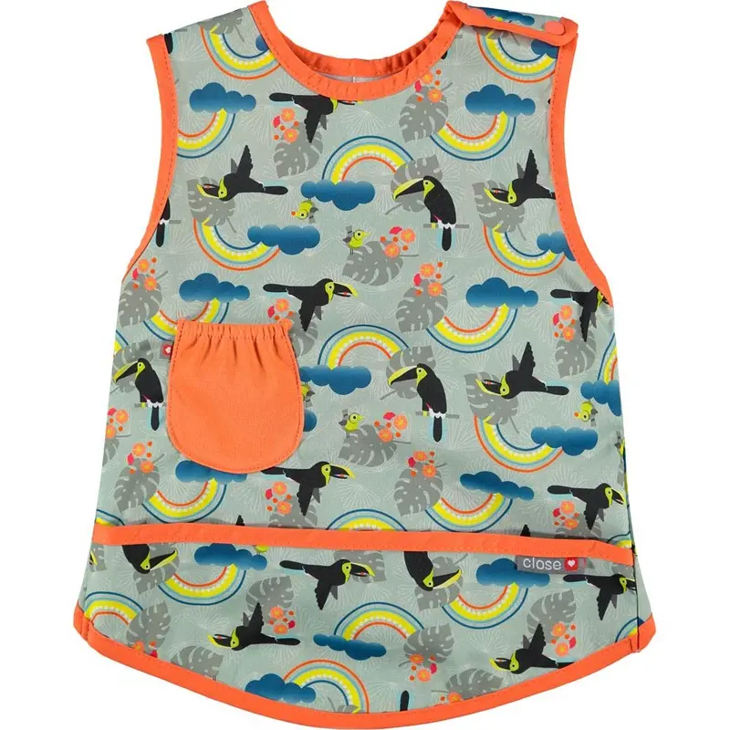 Pop-In Toucan Stage 3 Sleeveless Coverall Bib 1