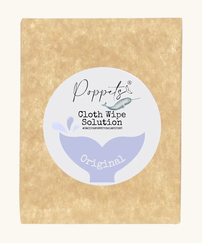 Poppets Reusable Baby Wipes Solution Sample Pack 3