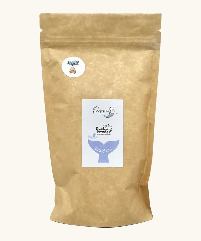Poppets Talc Free Baby Powder Refill Pouch - 160G 1
