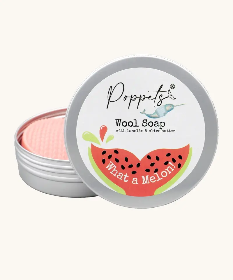 Poppets Wool Wash Soap With Olive & Lanolin- 80G 2