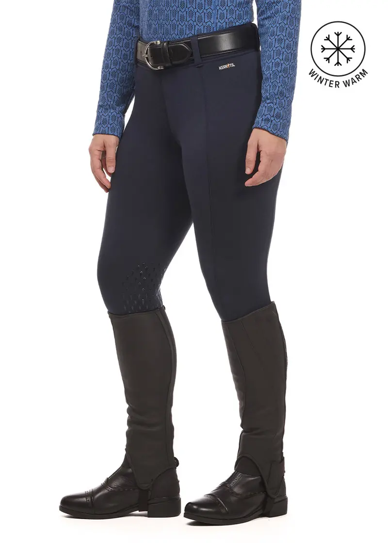 Power Stretch® Fleece Knee Patch Pocket Riding Tight 22
