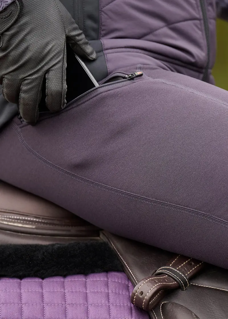 Power Stretch® Fleece Knee Patch Pocket Riding Tight 9