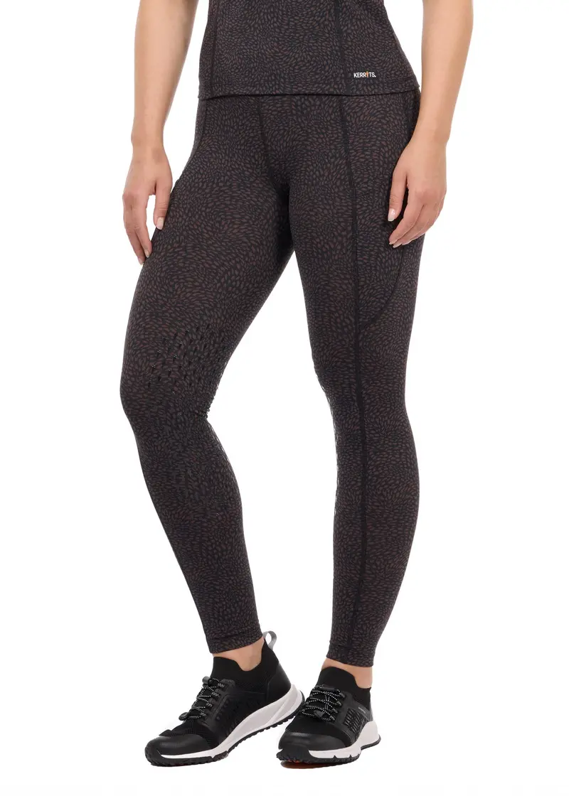 Printed Knee Patch Pocket Sport Tight 1