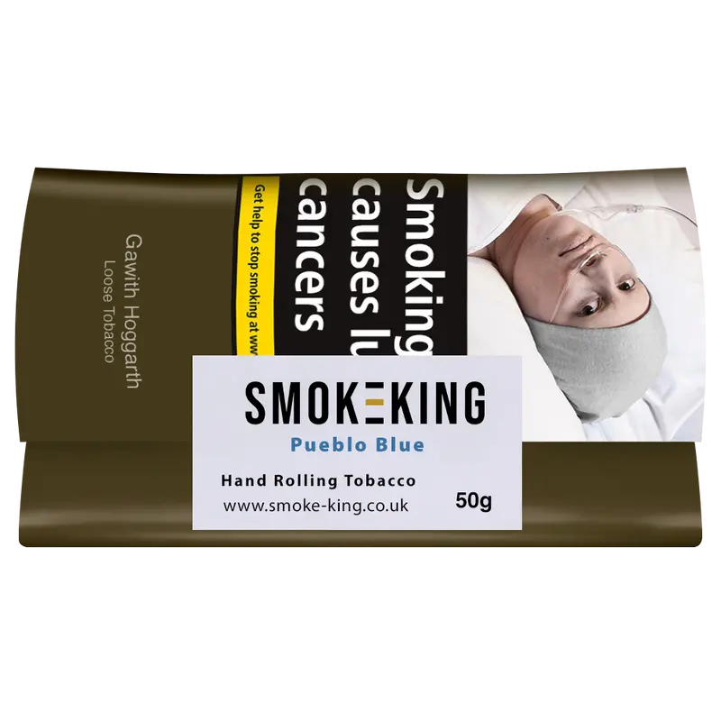 Pueblo Blue Additive-Free Hand Rolling Tobacco - 50G Pouch 1