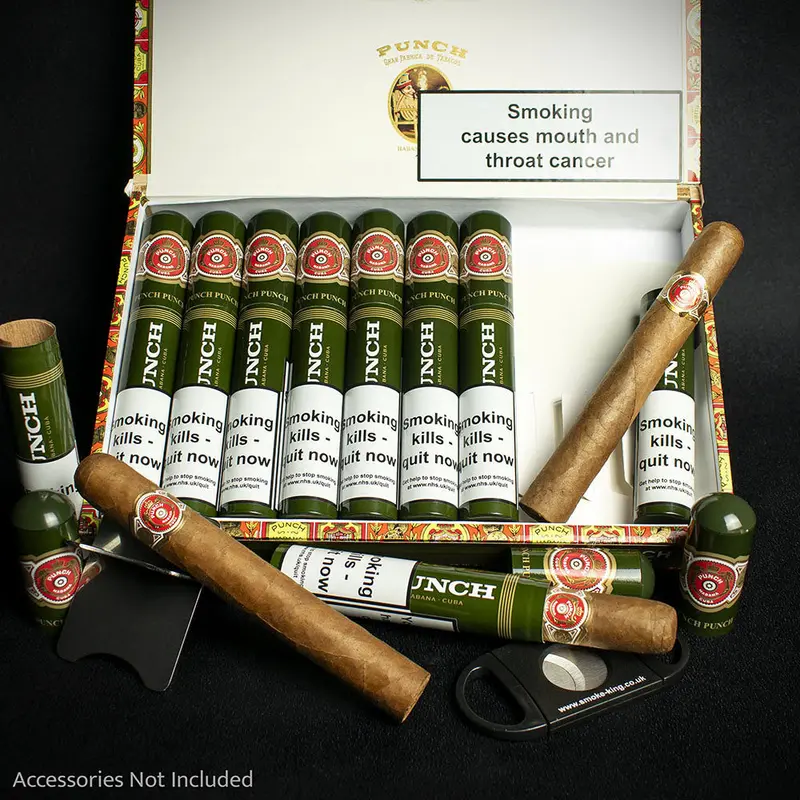 Punch Punch Tubed Cuban Cigars - Box Of 10 1