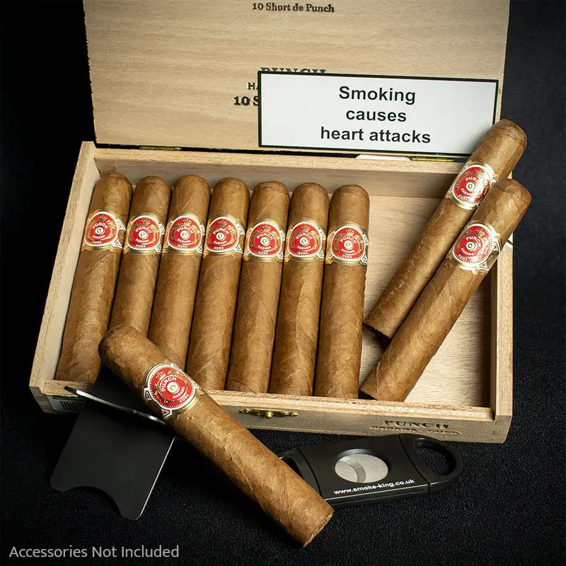 Punch Short De Punch Cuban Cigars - Box Of 10 1