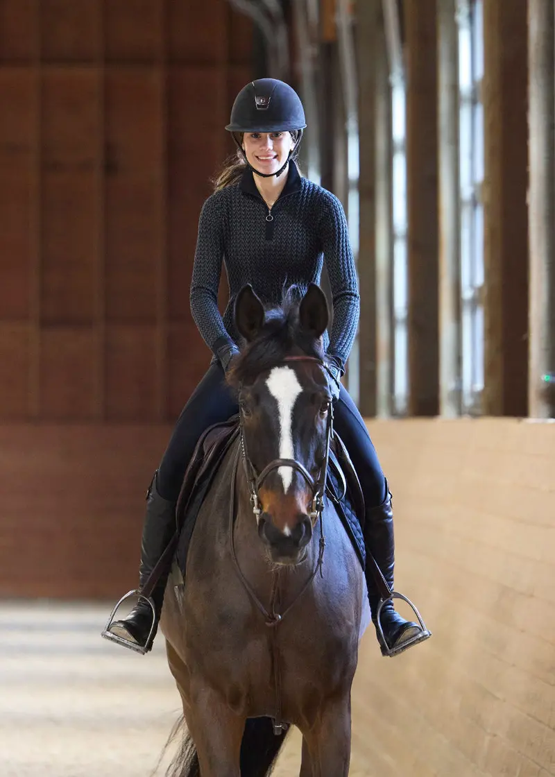Quarter Zip Herringbone Sweater 10