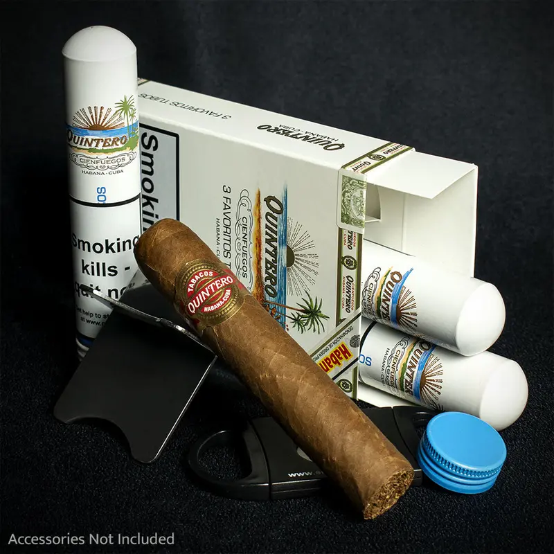 Quintero Favoritos Cuban Tubed Cigar - Pack Of 3 1