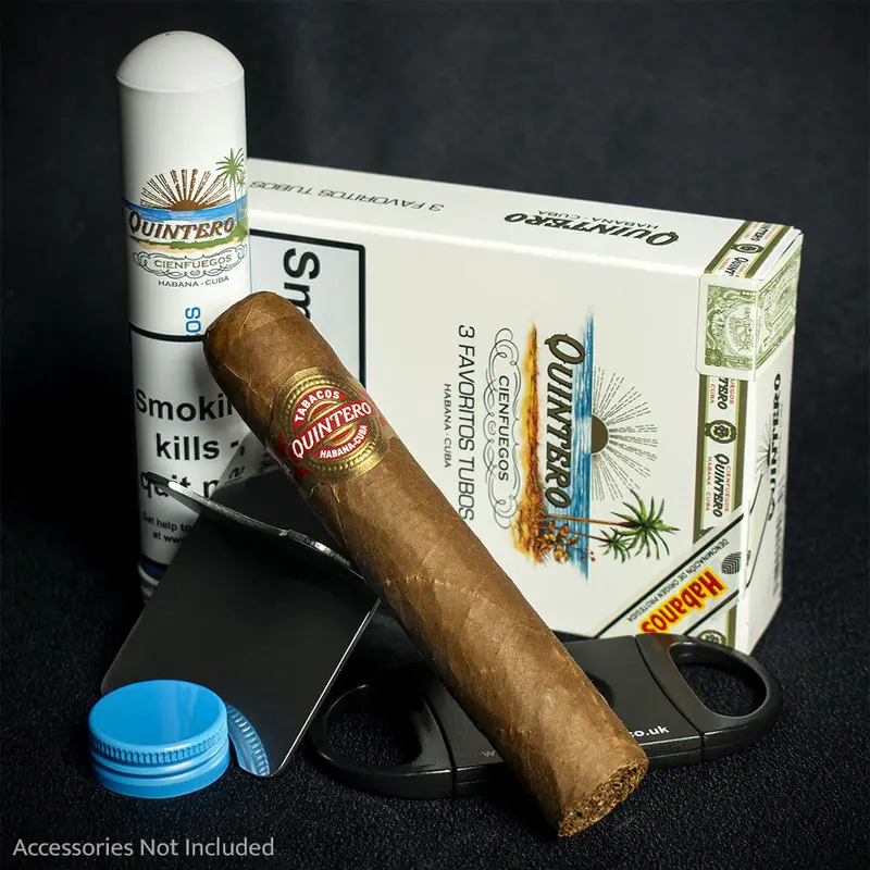 Quintero Favoritos Cuban Tubed Cigar - Pack Of 3 2