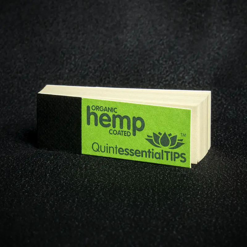 Quintessential Organic Hemp Coated Smoking Tips - 50 Pack 1