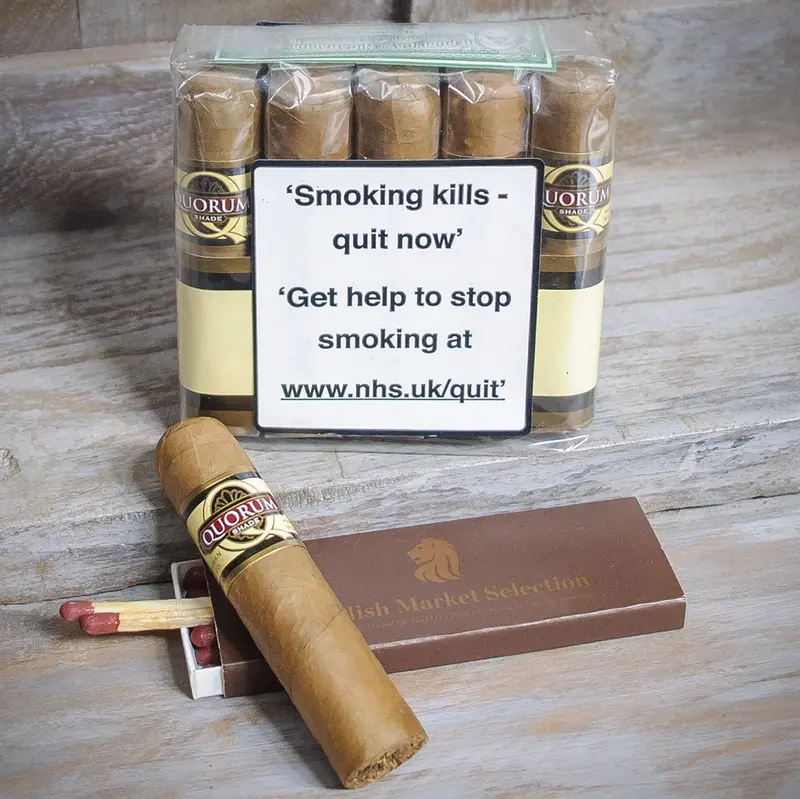 Quorum Short Robusto Shade Cigars - Bundle Of 10 1