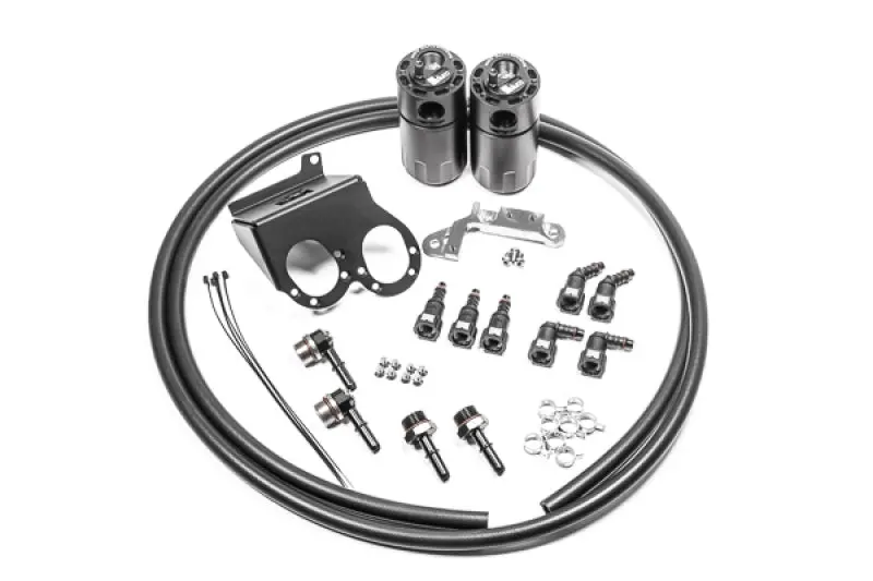 Radium 14-19 Chevrolet Corvette Lt1 Ccv Fluid Lock Dual Catch Can Kit 1