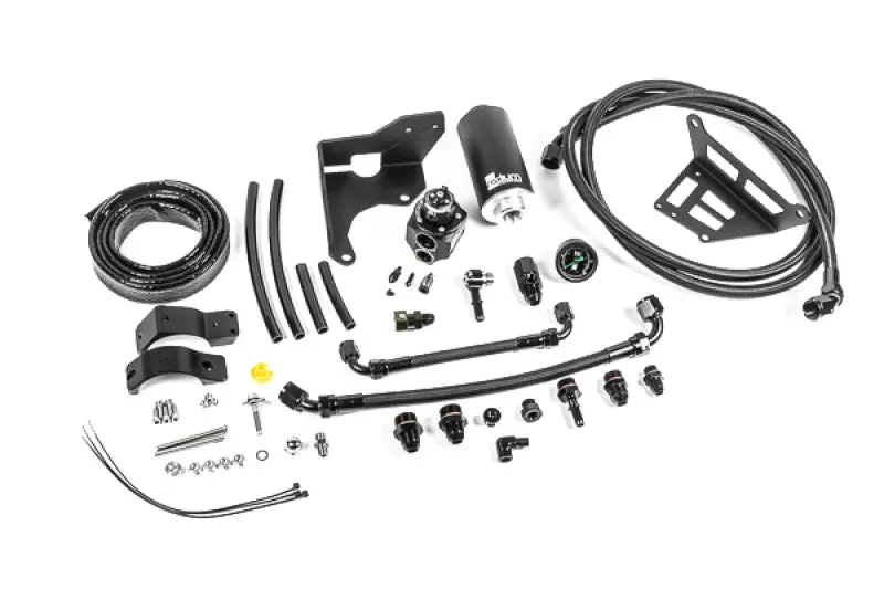 Radium Engineering 14-19 Chevrolet Corvette Fuel Hanger Plumbing Kit W/ Stainless Filter 1