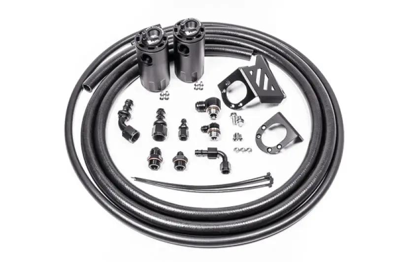 Radium Engineering 2016+ Toyota Tacoma Dual Catch Can Kit - Fluid Lock 1