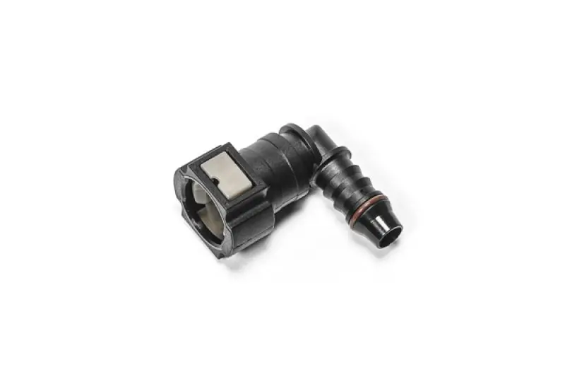 Radium Engineering 3/8In Sae Female To 90 Degree 3/8In Barb Fitting 1
