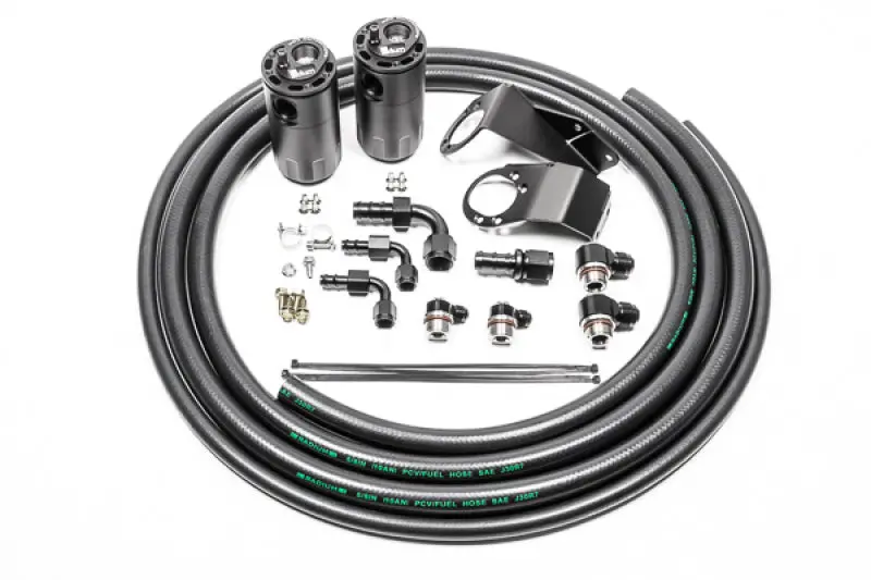 Radium Engineering 89-94 Nissan S13 Dual Catch Can Kit - Fluid Lock 1