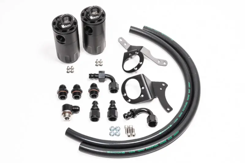 Radium Engineering Dual Catch Can Kit 15-17 Mustang Gt Fluid Lock 1