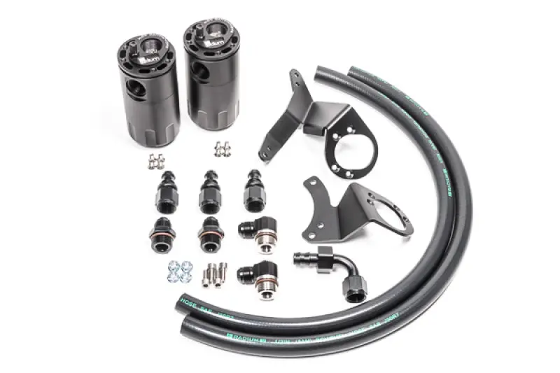 Radium Engineering Dual Catch Can Kit 2011-2014 Mustang Gt Fluid Lock 1