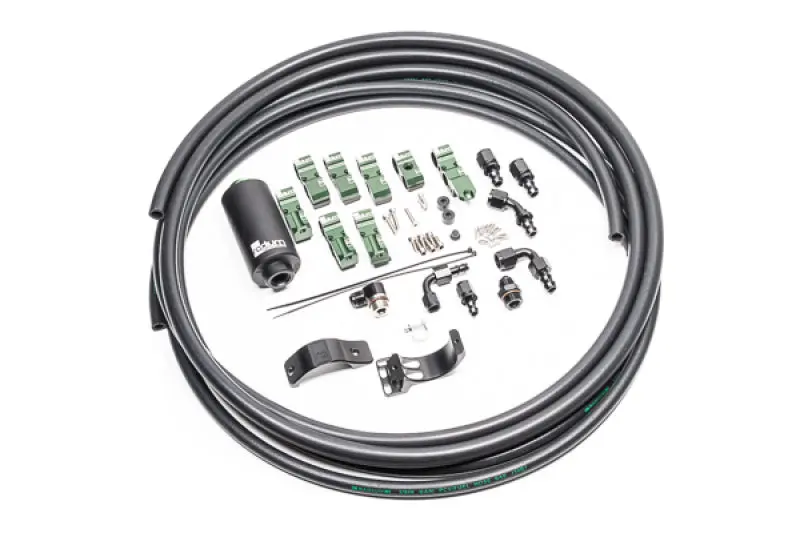 Radium Engineering Early Nissan Fuel Hanger Plumbing Kit Stainless Filter 1
